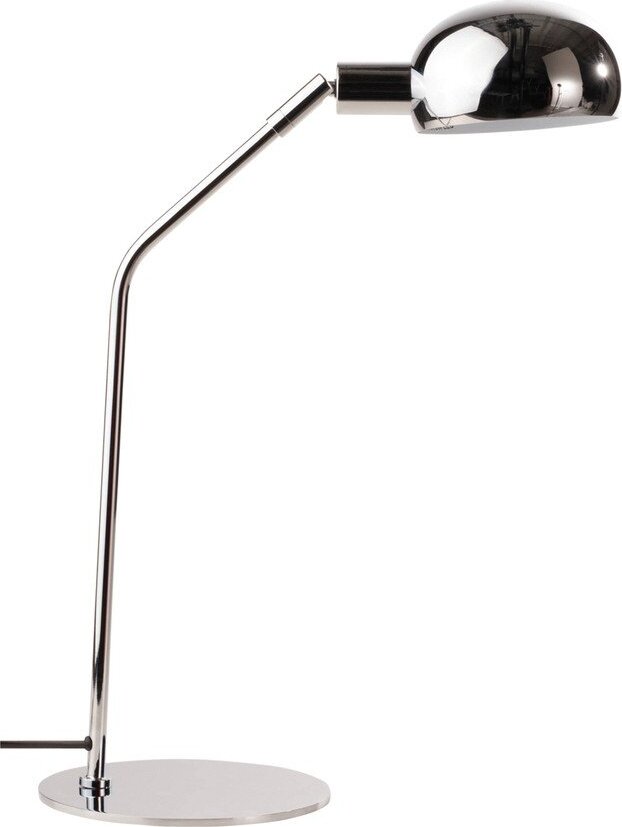 Ocelová stolní lampa s ohybatelnou konstrukcí v leskle stříbrné barvě (výška 59 cm) Lincon – Jotex Jotex