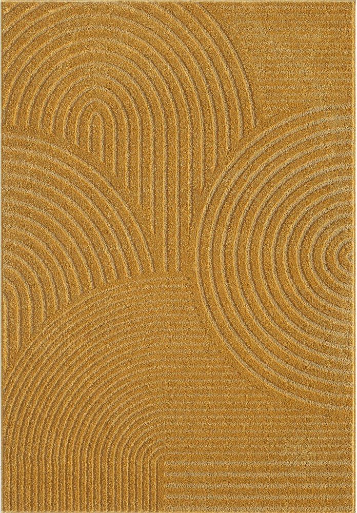 Okrově žlutý koberec 160x230 cm Whirl – ESTE Este