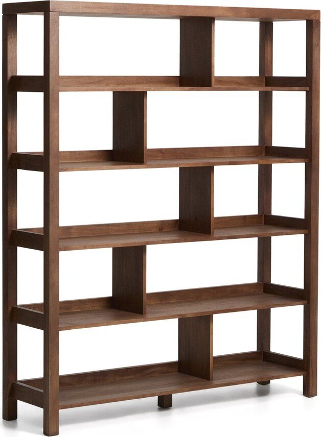 Regál v dekoru akácie v přírodní barvě 150x185x40 cm Norani – Kave Home Kave Home
