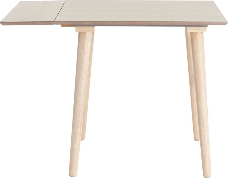 Rozkládací jídelní stůl s přídavnou deskou v dekoru jilmu 80x80 cm Jolina – Ellos Home Ellos Home