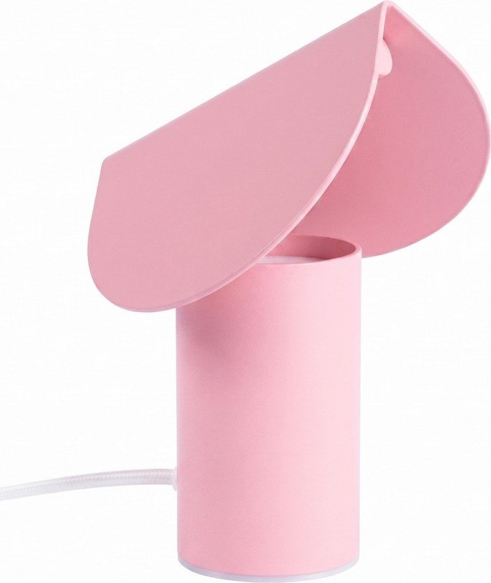 Růžová hliníková LED stolní lampa (výška 15 cm) BISCUIT – Thoro Thoro