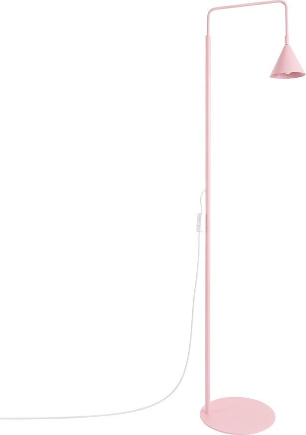 Růžová ocelová stojací lampa s ohybatelnou konstrukcí (výška 165 cm) Zylo – Sollux Sollux
