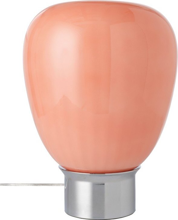 Růžová/v leskle stříbrné barvě skleněná stolní lampa (výška 34 cm) Balloon – Ellos Home Ellos Home