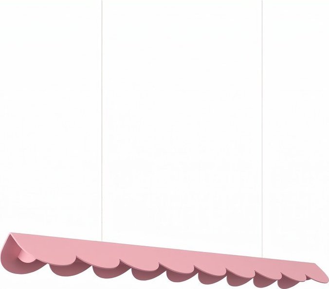 Růžové hliníkové LED závěsné svítidlo BISCUIT – Thoro Thoro