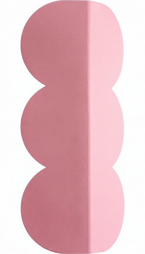 Růžové hliníkové nástěnné svítidlo BISCUIT – Thoro Thoro