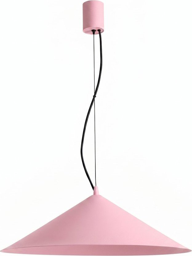 Růžové kovové LED závěsné svítidlo ø 50 cm FINT – Thoro Thoro