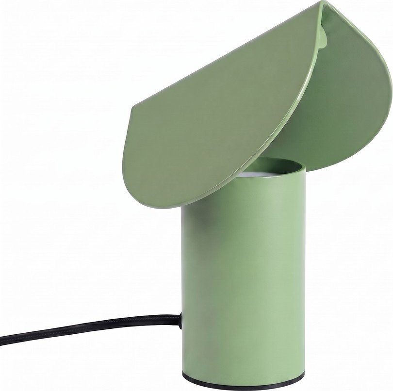 Šalvějově zelená hliníková LED stolní lampa (výška 15 cm) BISCUIT – Thoro Thoro
