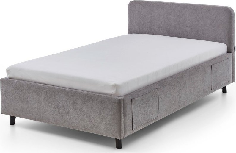 Šedá dětská postel s úložným prostorem s roštem 140x200 cm Cosy – Meise Möbel Meise Möbel