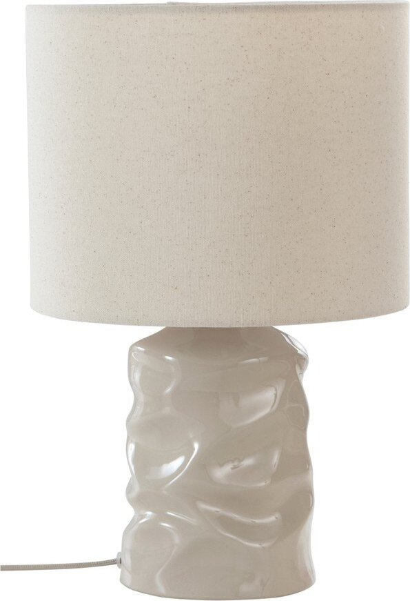 Šedá keramická stolní lampa (výška 40 cm) Milera – Jotex Jotex