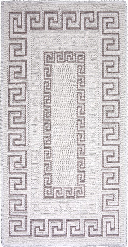 Šedobéžový bavlněný koberec Vitaus Versace