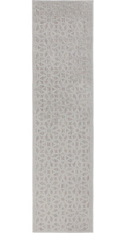 Šedý venkovní koberec běhoun 230x66 cm Argento - Flair Rugs Flair Rugs