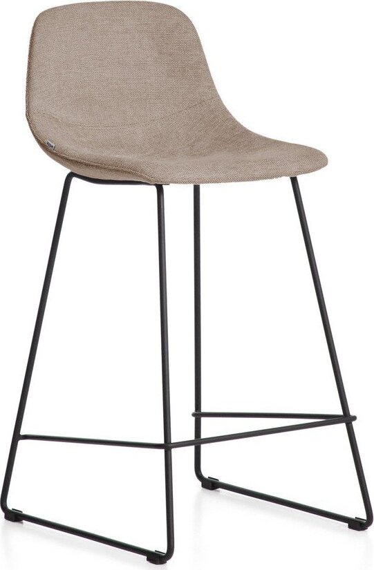 Taupe barová židle (výška sedáku 65 cm) Zahara – Kave Home Kave Home