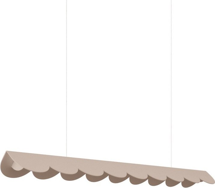 Taupe hliníkové LED závěsné svítidlo BISCUIT – Thoro Thoro