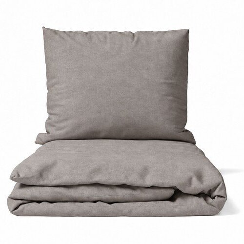 Taupe povlečení na jednolůžko z bavlny Renforcé 140x200 cm Cotton – Bonami Essentials Bonami Essentials