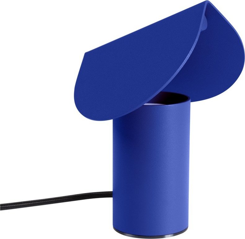 Tmavě modrá hliníková LED stolní lampa (výška 15 cm) BISCUIT – Thoro Thoro