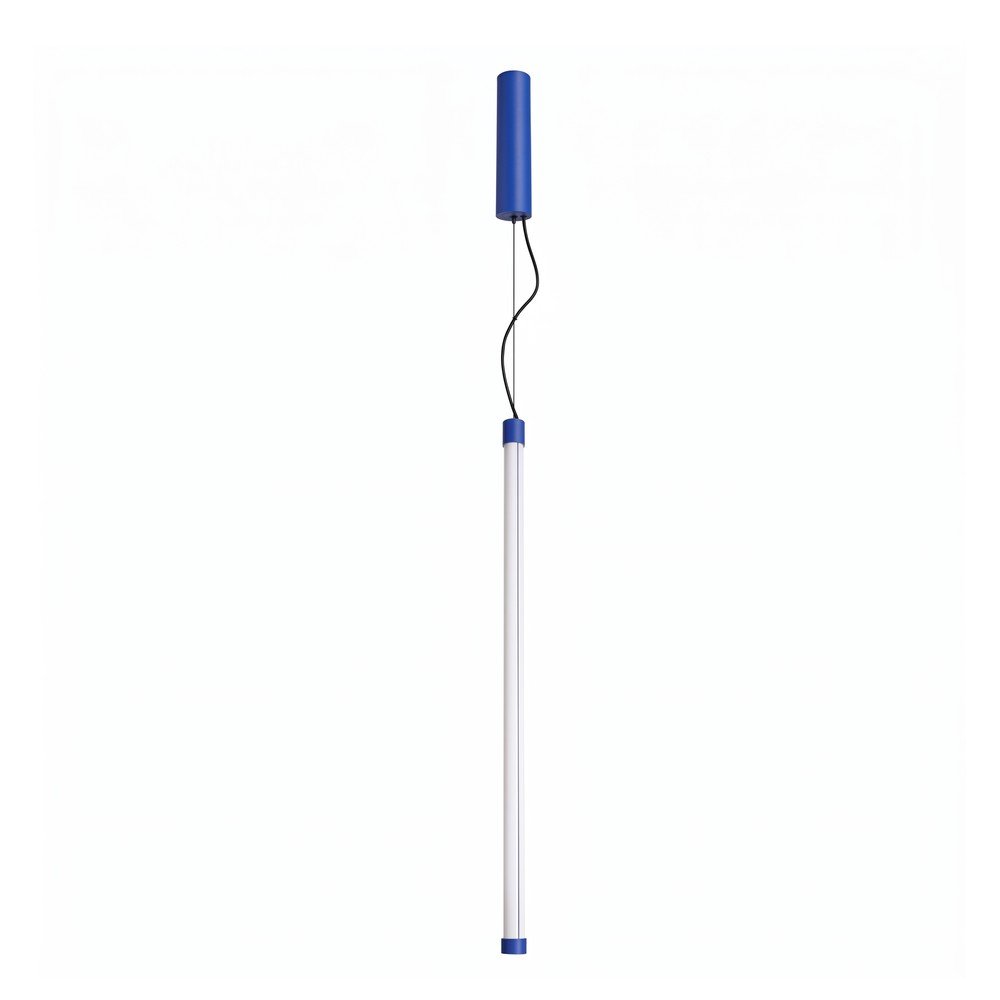 Tmavě modré kovové LED závěsné svítidlo ø 6 cm TRANG – Thoro Thoro