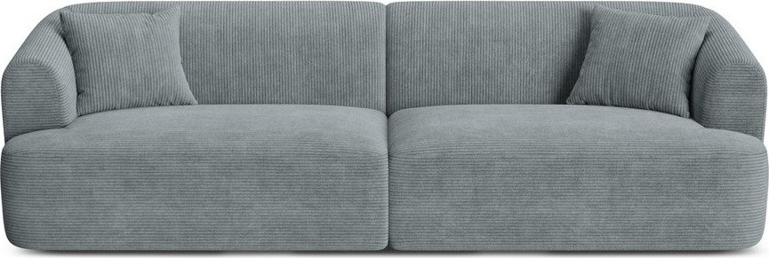 Tmavě šedá manšestrová pohovka 255 cm Campi – Cosmopolitan Design Cosmopolitan design