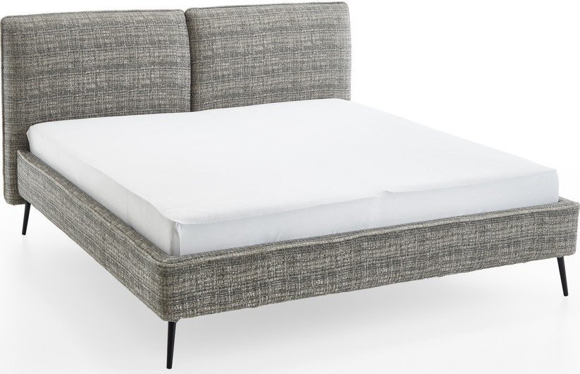 Tmavě zelená čalouněná dvoulůžková postel bez roštu 160x200 cm Infinity – Meise Möbel Meise Möbel
