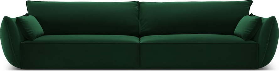 Tmavě zelená sametová pohovka 248 cm Vanda – Mazzini Sofas Mazzini Sofas