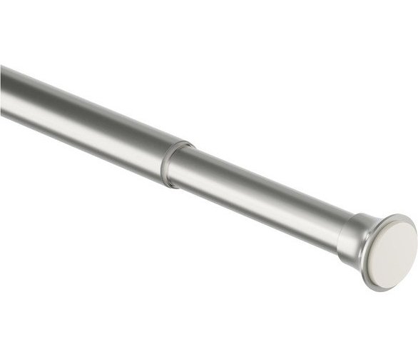 Tyč na sprchový závěs v matně stříbrné barvě 106 - 182 cm Chroma – Umbra Umbra