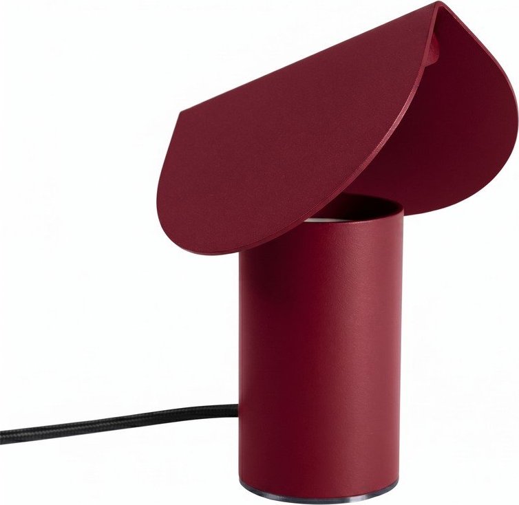 Vínová hliníková LED stolní lampa (výška 15 cm) BISCUIT – Thoro Thoro