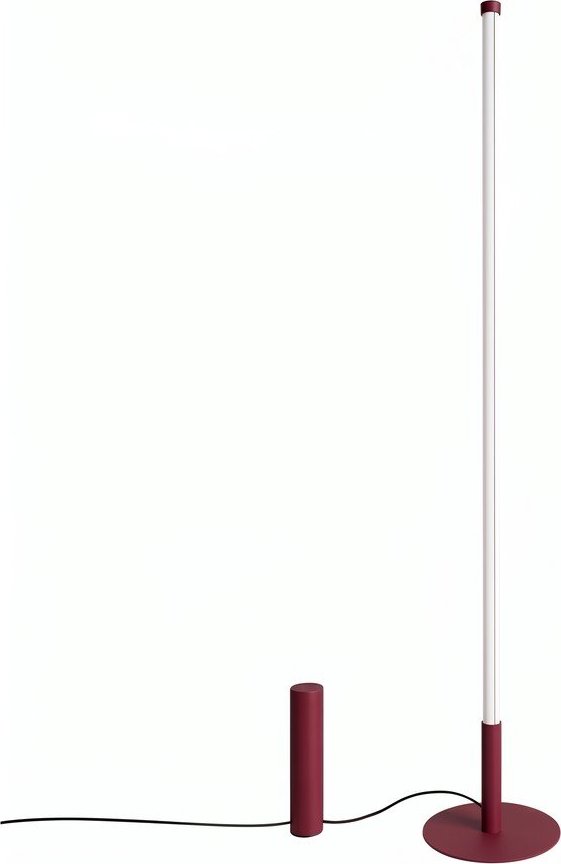 Vínová kovová LED stojací lampa (výška 150 cm) TRANG – Thoro Thoro