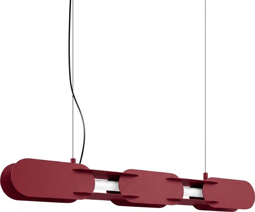 Vínové kovové LED závěsné svítidlo CHAIN – Thoro Thoro