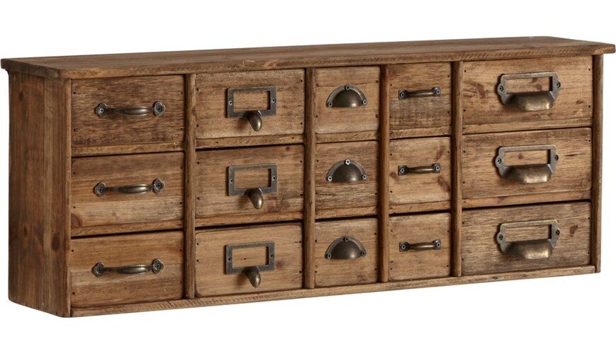 Závěsná komoda z borovicového dřeva ve světle přírodní barvě 67x25x14 cm Klas – Ellos Home Ellos Home
