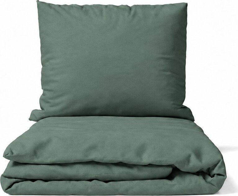 Zelené 3dílné povlečení na dvoulůžko z bavlny Renforcé 200x200 cm Cotton – Bonami Essentials Bonami Essentials